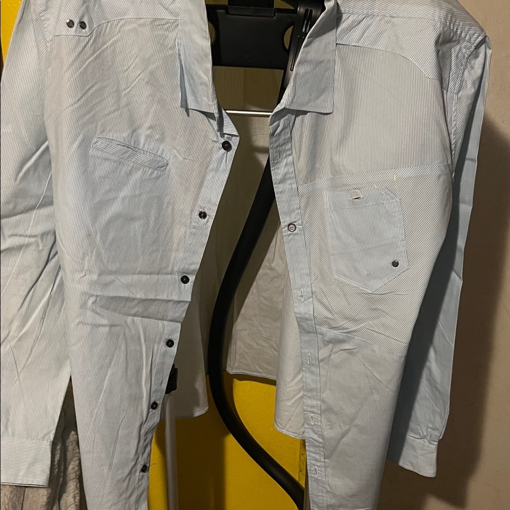 Light Blue Button-Up Shirt